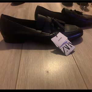 Zara leather shoes